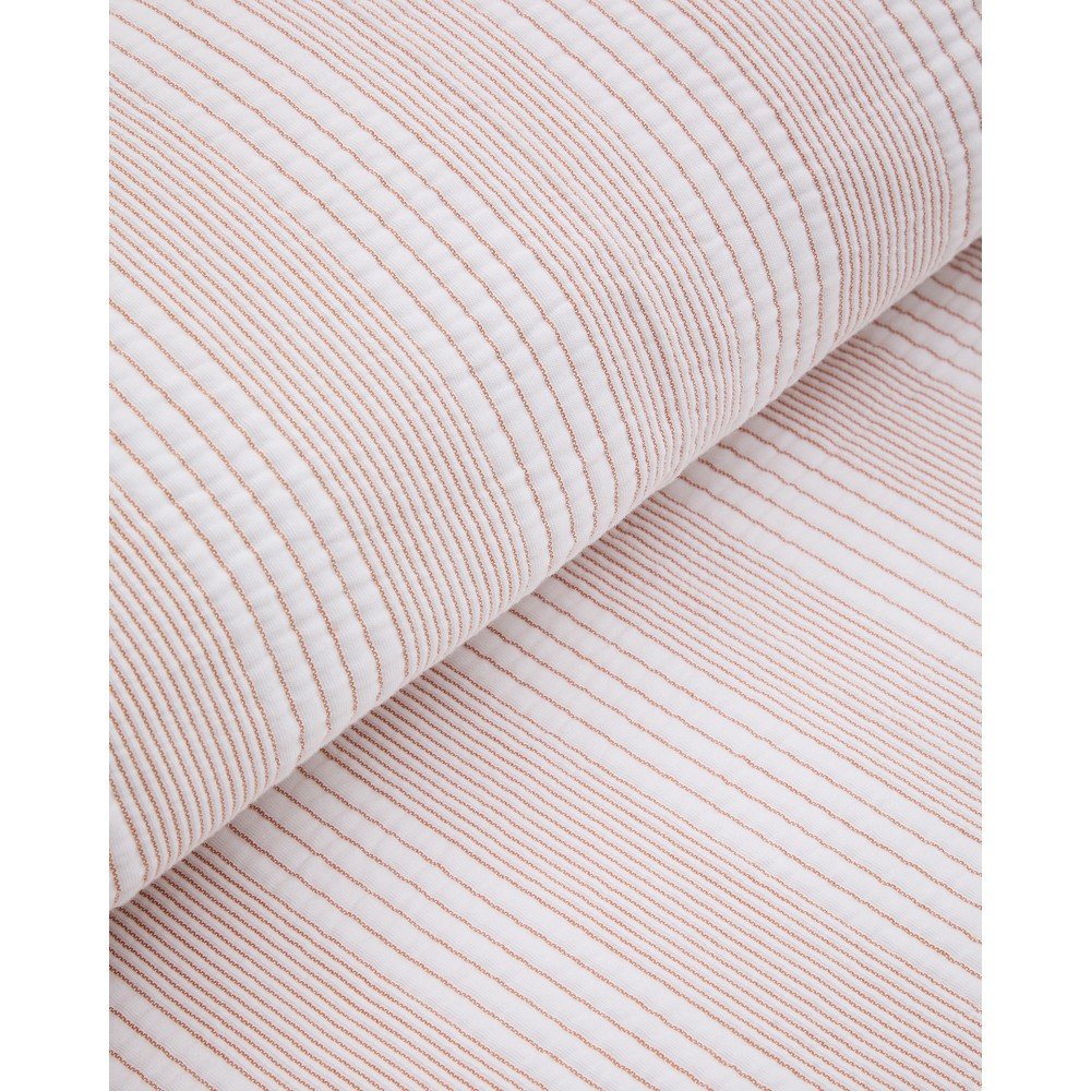 Czerwono-biała bawełniana narzuta pikowana 240x260 cm Macie – Kave Home (zdjęcie 3)