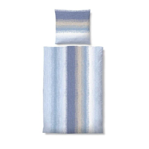 Pościel Biber Komfort Stripe Blue, 135x200 cm