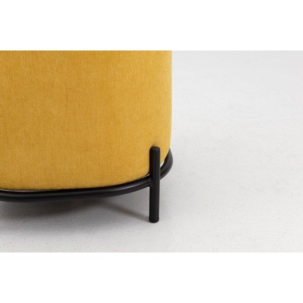 Żółty puf Tenzo Harry, ø 42 cm-image-3