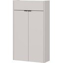 Kremowa szafka wisząca 56x97x22 cm Ameca – Germania