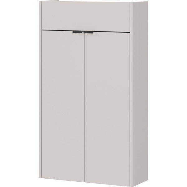 Kremowa szafka wisząca 56x97x22 cm Ameca – Germania
