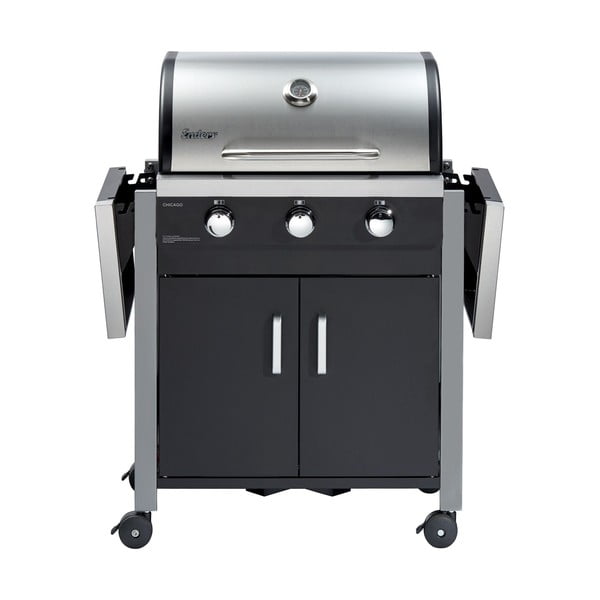 Czarny gazowy grill zewnętrzny ENDERS Chicago 3-image-3