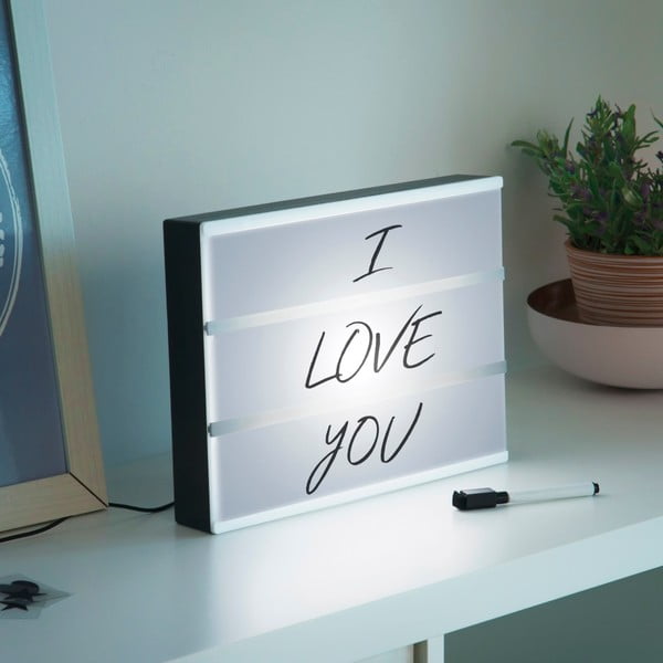 Tablica świetlna z literkami i długopisem InnovaGoods Cinema Box-image-1