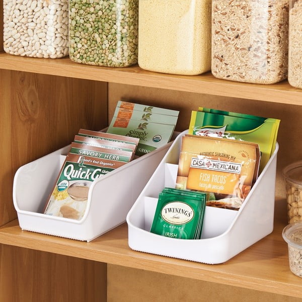 Biały organizer na pojemniczki z przyprawami iDesign Linus-image-1
