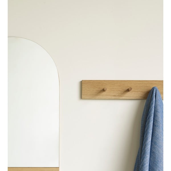 Wieszak ścienny z litego drewna dębowego Folk – Hübsch-image-1