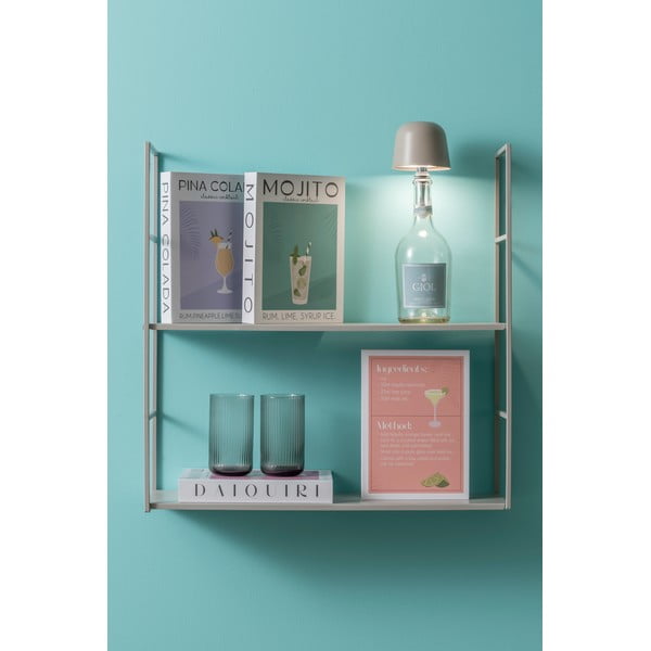 Biało-zielony papierowy pojemnik dekoracyjny 18x4x25 cm Mojito – PT LIVING-image-1