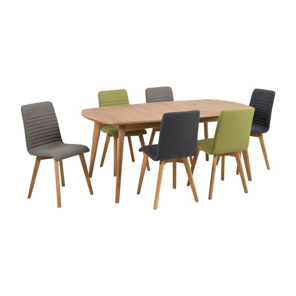 Zestaw 2 jasnoszarych krzeseł Actona Arosa-image-3