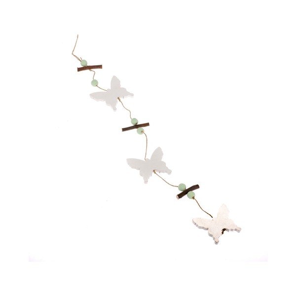 Wisząca dekoracja drewniana Dakls Romantico Butterflies II
