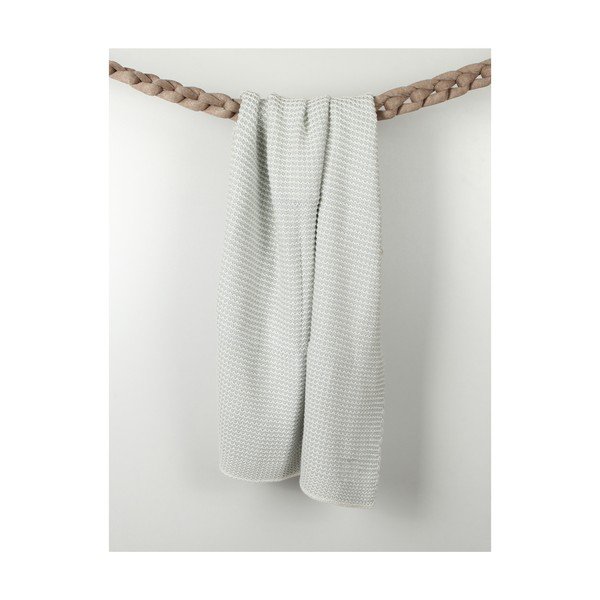 Jasnoszary bawełniany koc dziecięcy Homemania Decor Lucky 90x90 cm-image-1