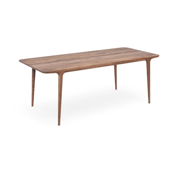Stół z drewna orzechowego 90x200 cm Fawn – Gazzda