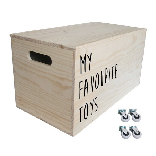 Pudełko na kółkach Toys, 52x27x27 cm
