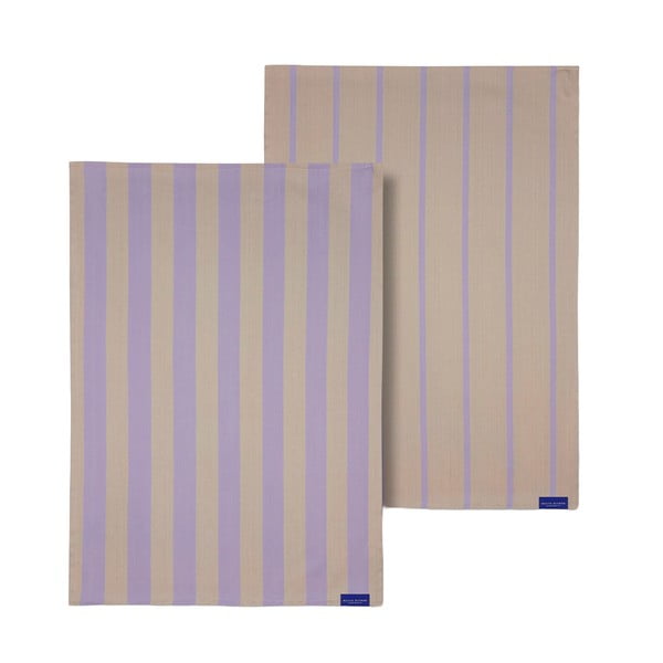 Bawełniane ścierki zestaw 2 szt. 50x70 cm Stripes – Mette Ditmer Denmark