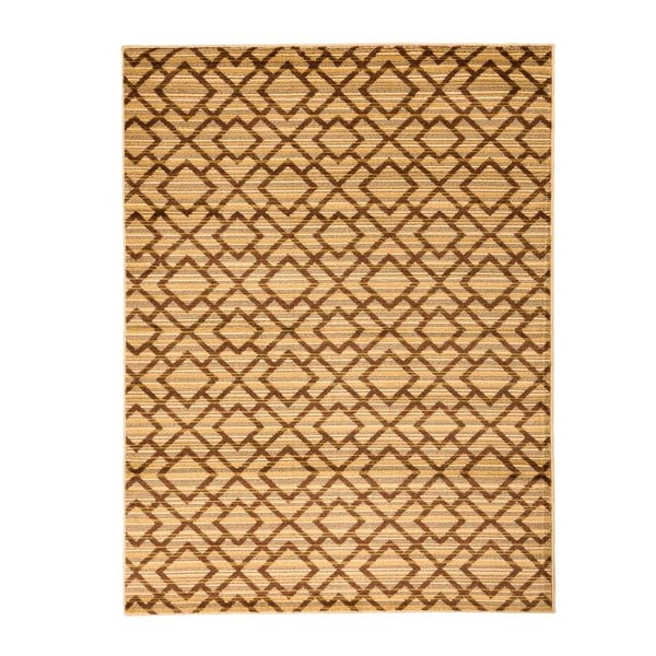 Brązowy wytrzymały dywan Floorita Inspiration Ludmo, 140x195 cm