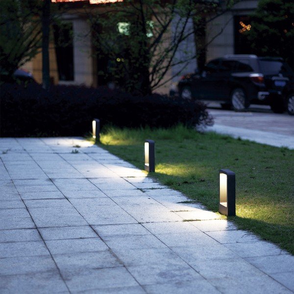 Czarna zewnętrzna lampa SULION Cobaqua, 30x16 cm-image-1