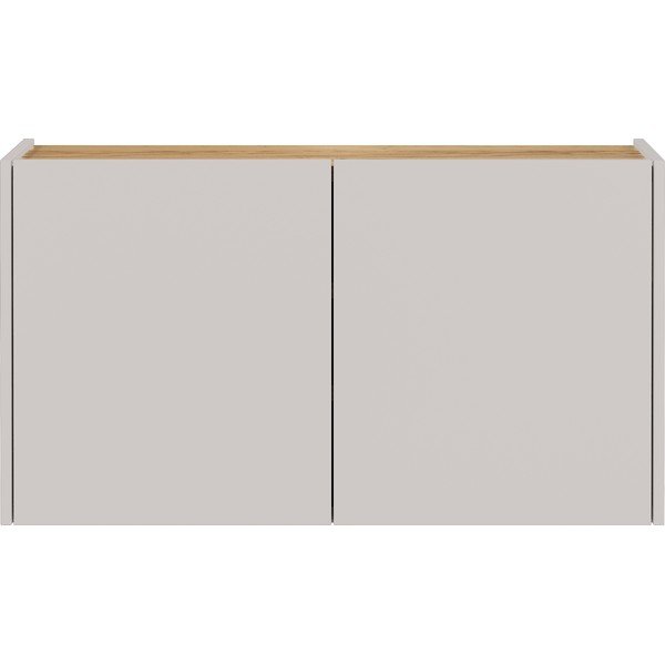 Kremowa szafka w dekorze dębu wisząca 93x52x29 cm Libbiano – Germania-image-2