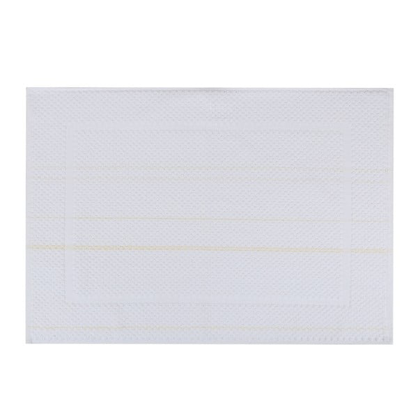 Biały dywanik łazienkowy Betty, 50x70 cm