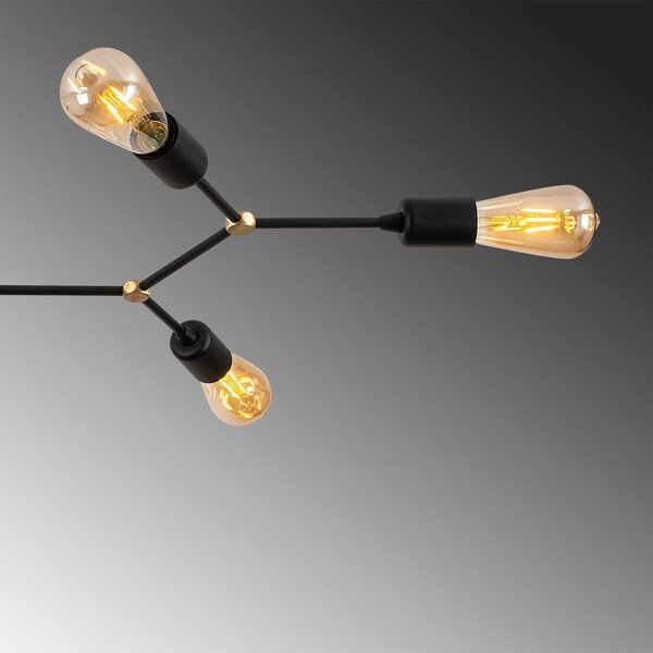 Czarna lampa sufitowa 48x95 cm Sparrow – Opviq lights-image-4