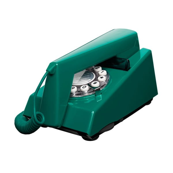 Telefon stacjonarny w stylu retro Trim Peacock Green