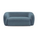 Niebieska sofa z tkaniny szenilowej 160 cm Celine – Bobochic Paris