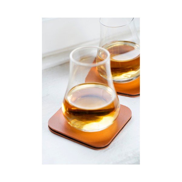 Szklanka na whisky z podkładką Sagaform Whiskey Tasting Set, 150 ml-image-2