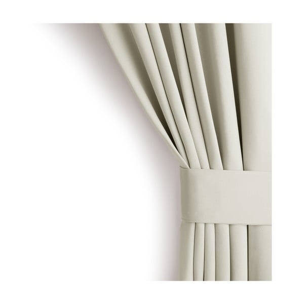 Kremowa zasłona częściowo zaciemniająca (dimout) 140x245 cm Kierra – Restilo-image-4