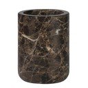 Brązowy marmurowy kubek na szczoteczki do zębów Marble – Mette Ditmer Denmark