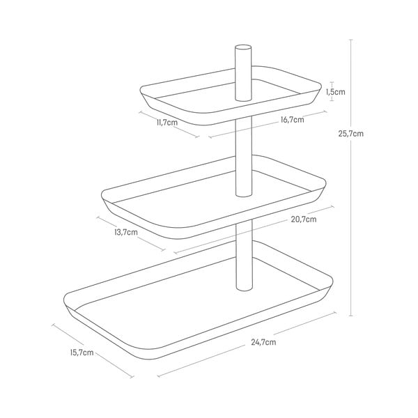 Metalowy stojak na biżuterię Rin – YAMAZAKI-image-4