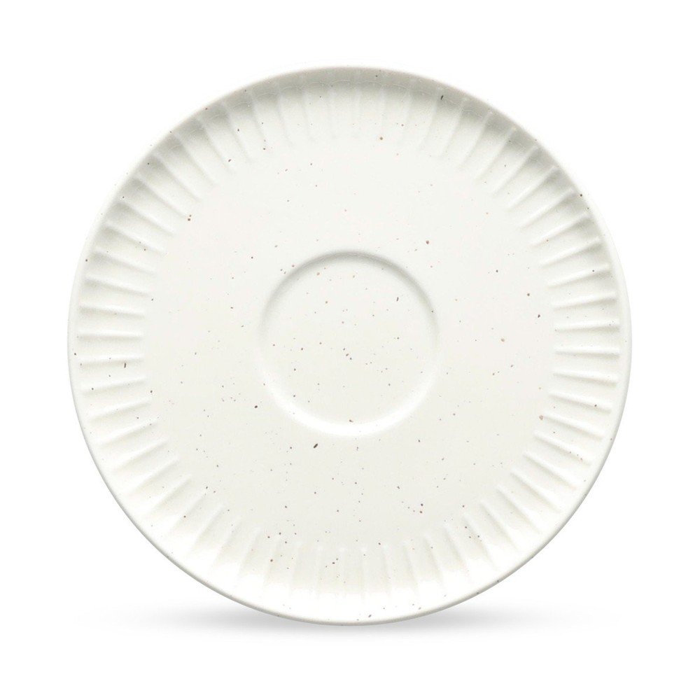 Biały spodek ø 14,5 cm Ora Gloss – Salt&Pepper
