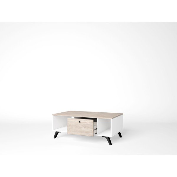 Stolik w dekorze dębu 60x100 cm Sahara – Marckeric-image-2