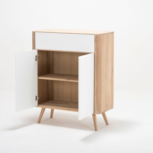 Komoda z drewna dębowegoGazzda Ena One, 90x42x110 cm-image-1