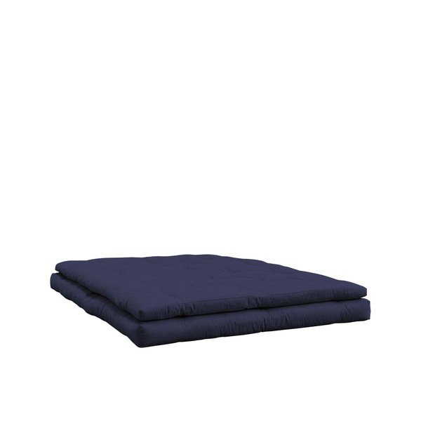 Sofa rozkładana ze skórzanym paskiem Karup Buckle Up Navy-image-4