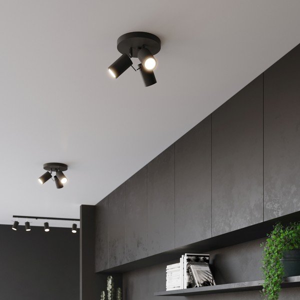 Czarna lampa sufitowa Etna – Sollux-image-3