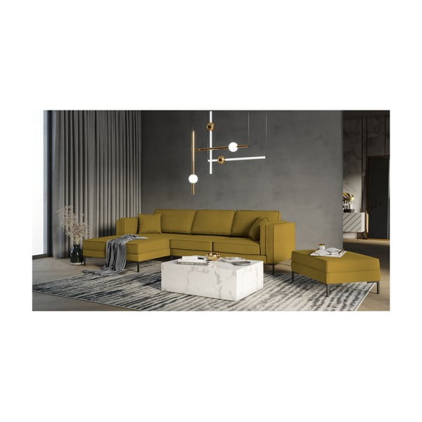 Żółty podnóżek Milo Casa Attilio-image-2