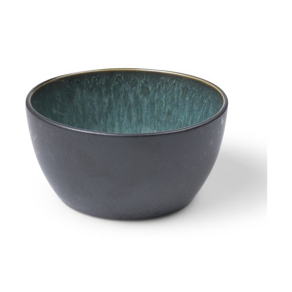 Zielona/czarna kamionkowa miska Gastro Green/Black – Bitz