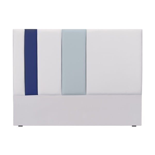 Szaro-niebieski zagłówek łóżka Mazzini Sofas Dahlia, 120x140 cm