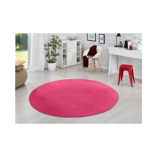 Różowy okrągły dywan ø 133 cm Fancy – Hanse Home-image-1