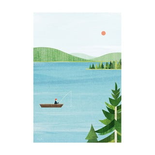 Plakat 30x40 cm Lake – Travelposter
