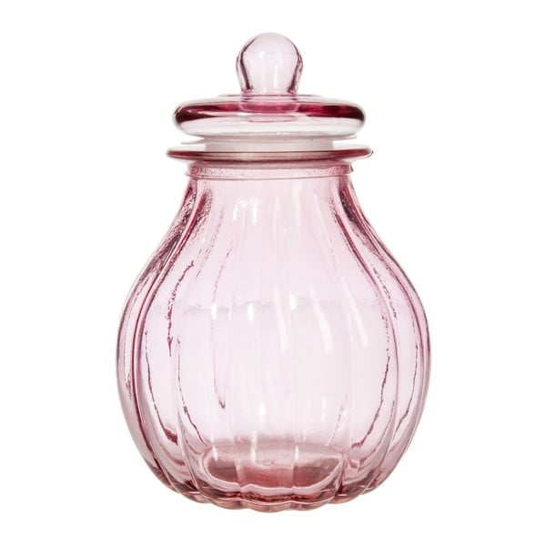 Pojemnik Pink Glass, 19 x 26 cm