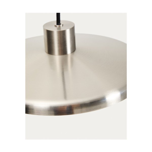 Lampa wisząca w kolorze srebra z metalowym kloszem Nuvira – Kave Home-image-4