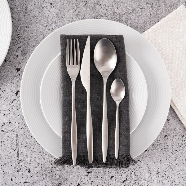 Sztućce ze stali nierdzewnej w kolorze srebra 24 szt. – Orion-image-1