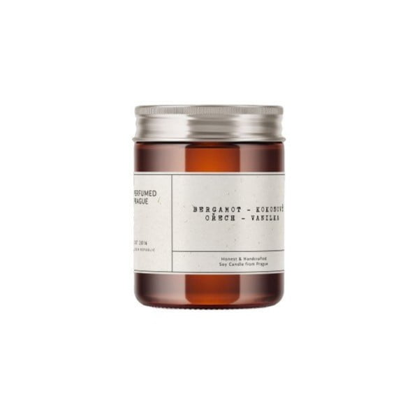Zapachowa sojowa świeca czas palenia 40 h #32 Bergamot, Coconut, Vanilla – Perfumed Prague-image-4