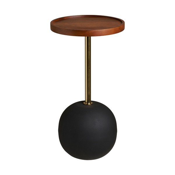 Okrągły stolik z blatem z drewna mango ø 30 cm Sirone – House Nordic-image-2