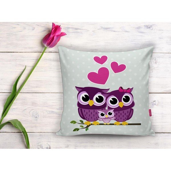 Dziecięca poszewka na poduszkę 43x43 cm Owls – Mila Home-image-2