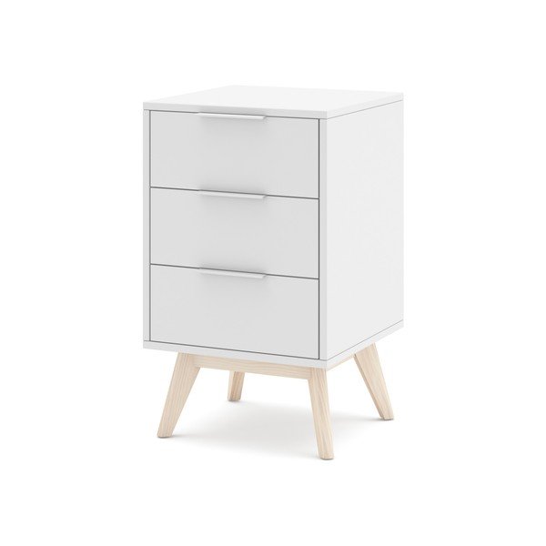 Biała szafka nocna Campus – Marckeric-image-4