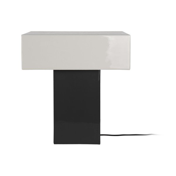 Czarna lampa stołowa (wysokość 35 cm) Grato Recto – Leitmotiv