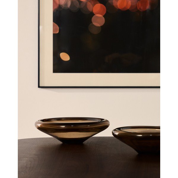 Beżowa szklana misa ø 27 cm Zolira – Kave Home-image-1