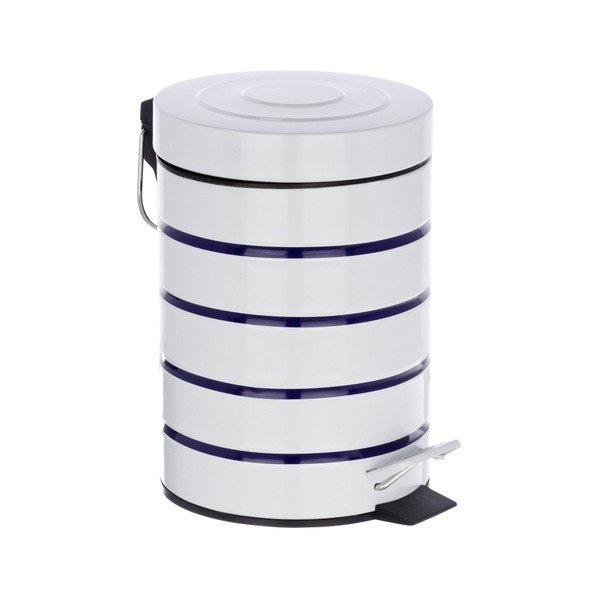 Biało-niebieski kosz na śmieci Wenko Marine, 3 l-image-1