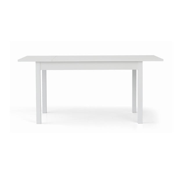 Biały drewniany stół rozkładany Castagnetti Tempi, 140 cm