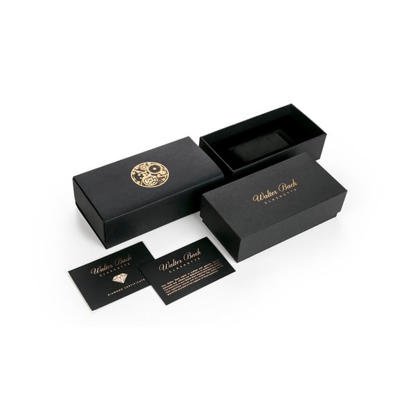 Damski zegarek z 1 diamentem i bransoletką ze stali nierdzewnej Walter Bach Diamond-image-2