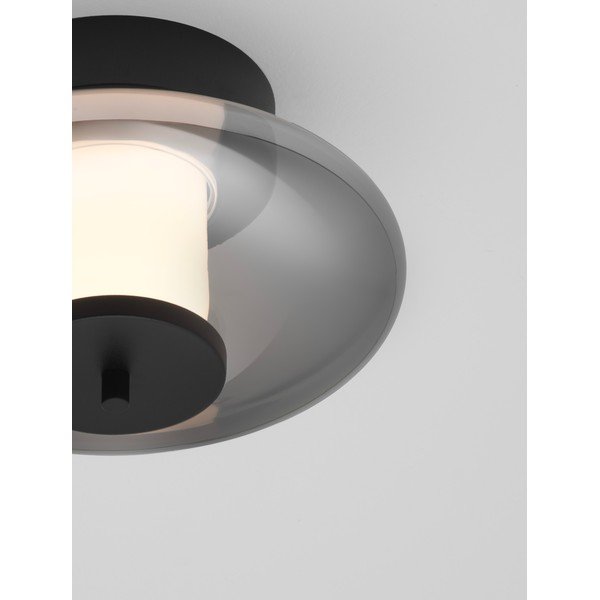 Szklana lampa sufitowa LED ze ściemniaczem w kolorze matowej czerni Ballet – Nova Luce-image-2